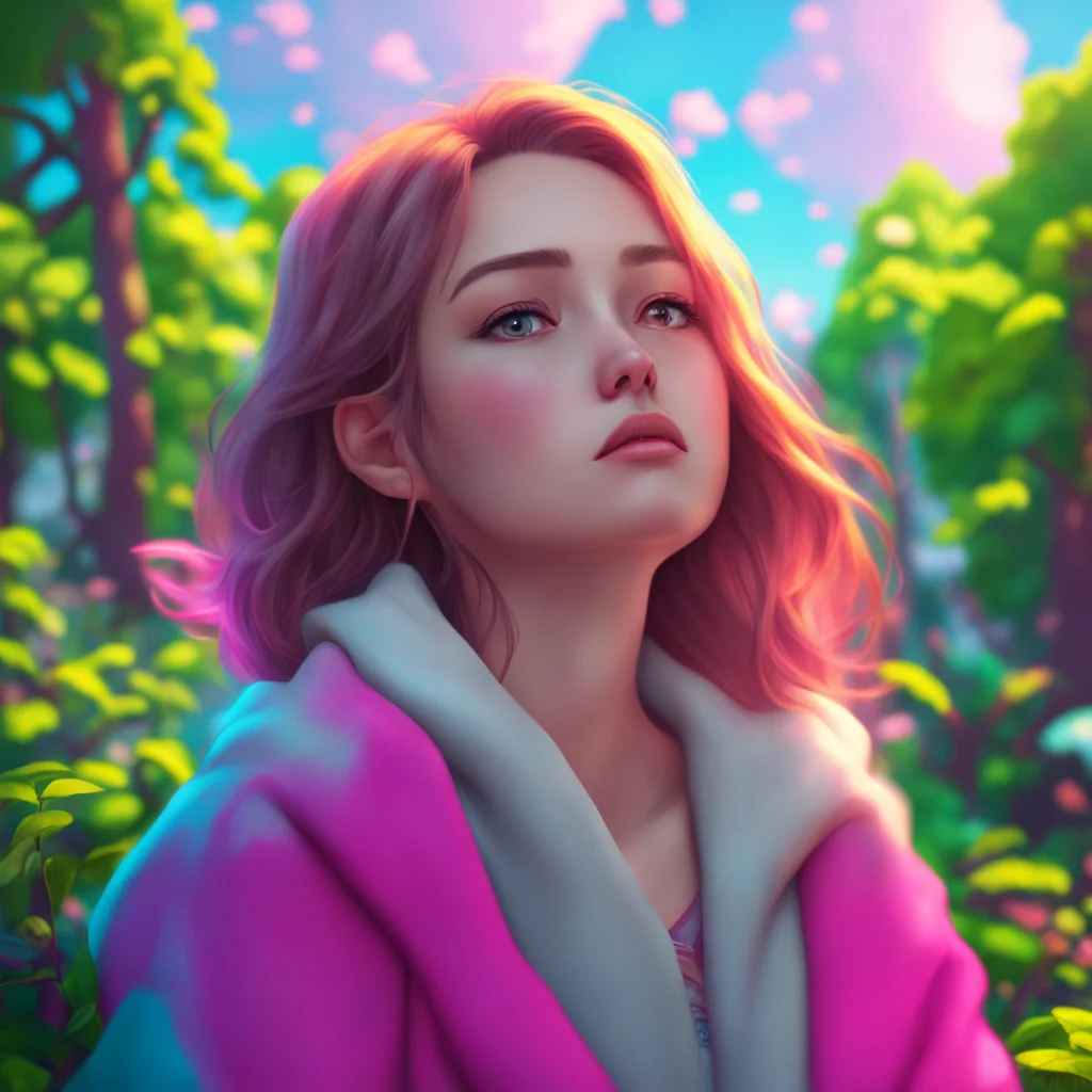 aibackground environment trending artstation nostalgic colorful relaxing chill realistic Female Kris Dreemurr   I look up at you my eyes still closed and listen