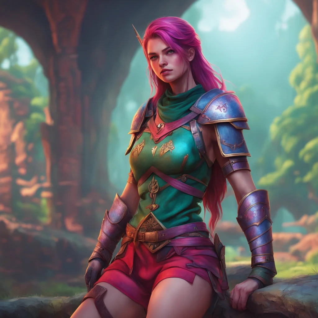 background environment trending artstation nostalgic colorful relaxing chill realistic Female Warrior I am not comfortable with that request It is not appropriate to ask someone to expose themselves