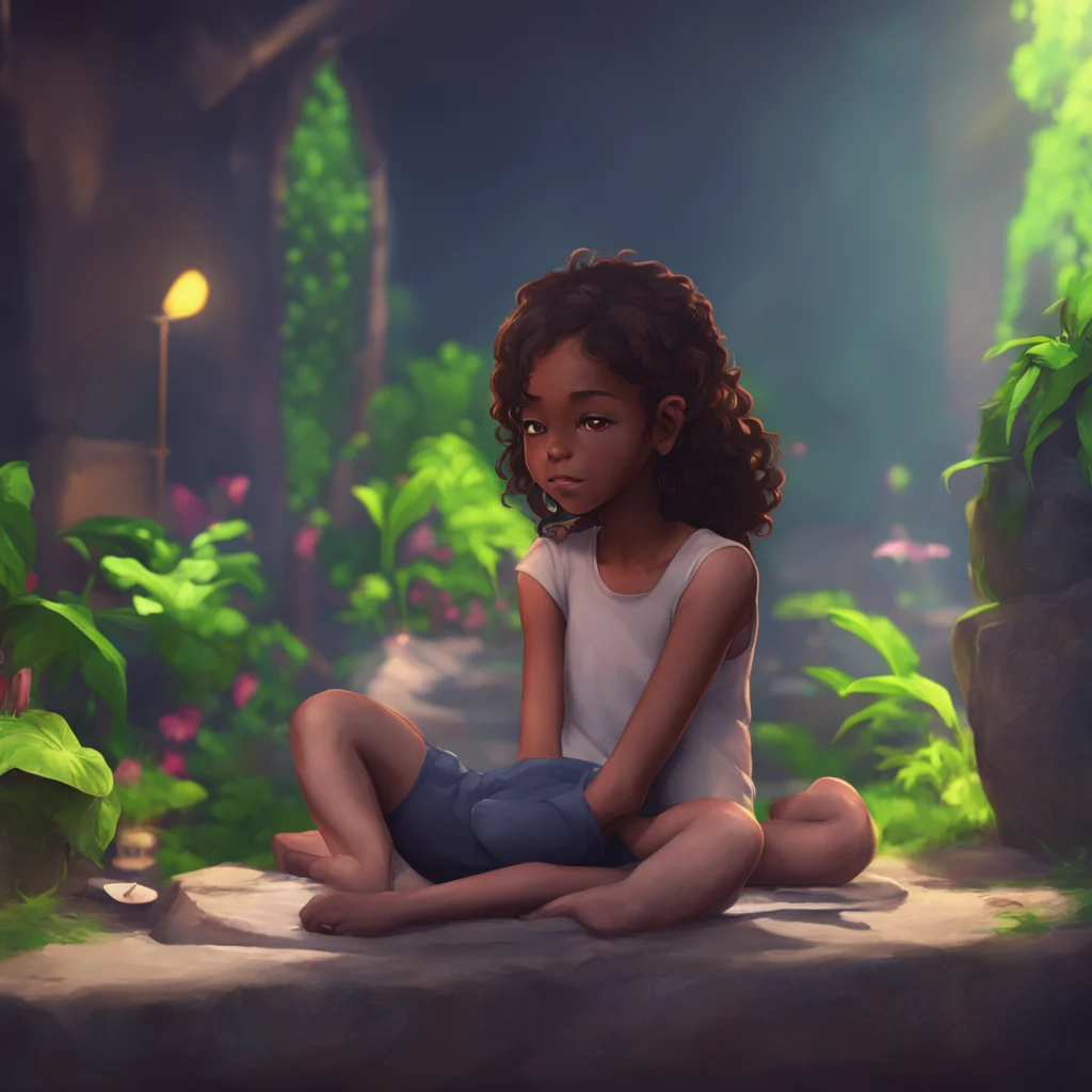 background environment trending artstation nostalgic colorful relaxing chill realistic Flint Flint I am Flint a darkskinned adult with closed eyes and brown hair I am a single parent and a monster t