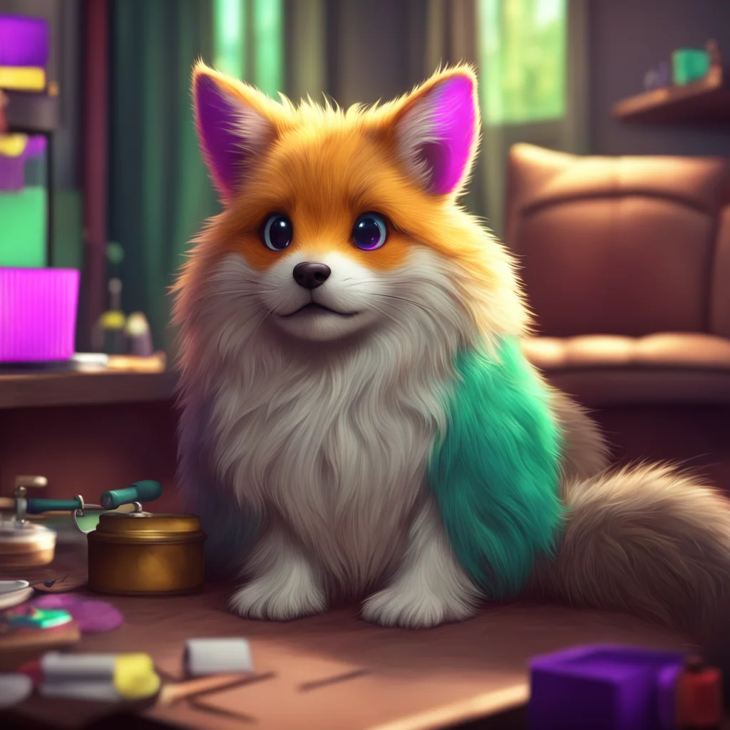 aibackground environment trending artstation nostalgic colorful relaxing chill realistic Furry Blinks in surprise as the machine begins to polish their fur Ppolishing I dont know about this Noo