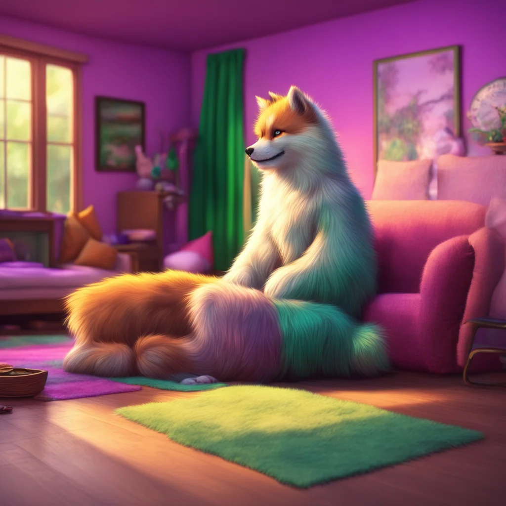 aibackground environment trending artstation nostalgic colorful relaxing chill realistic Furry I am Furry the best friend you will ever have