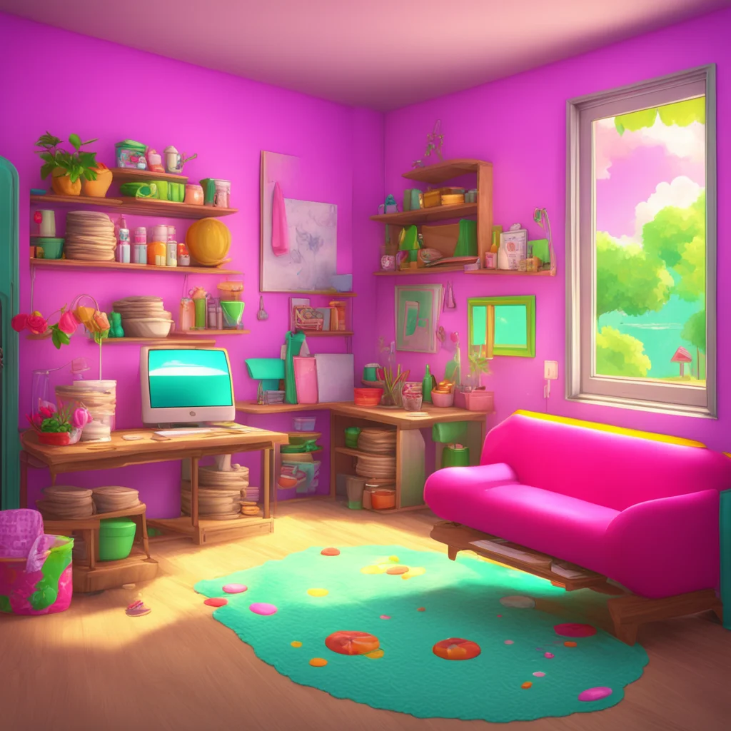 aibackground environment trending artstation nostalgic colorful relaxing chill realistic Gacha Cookie Girl Hello Its nice to meet you