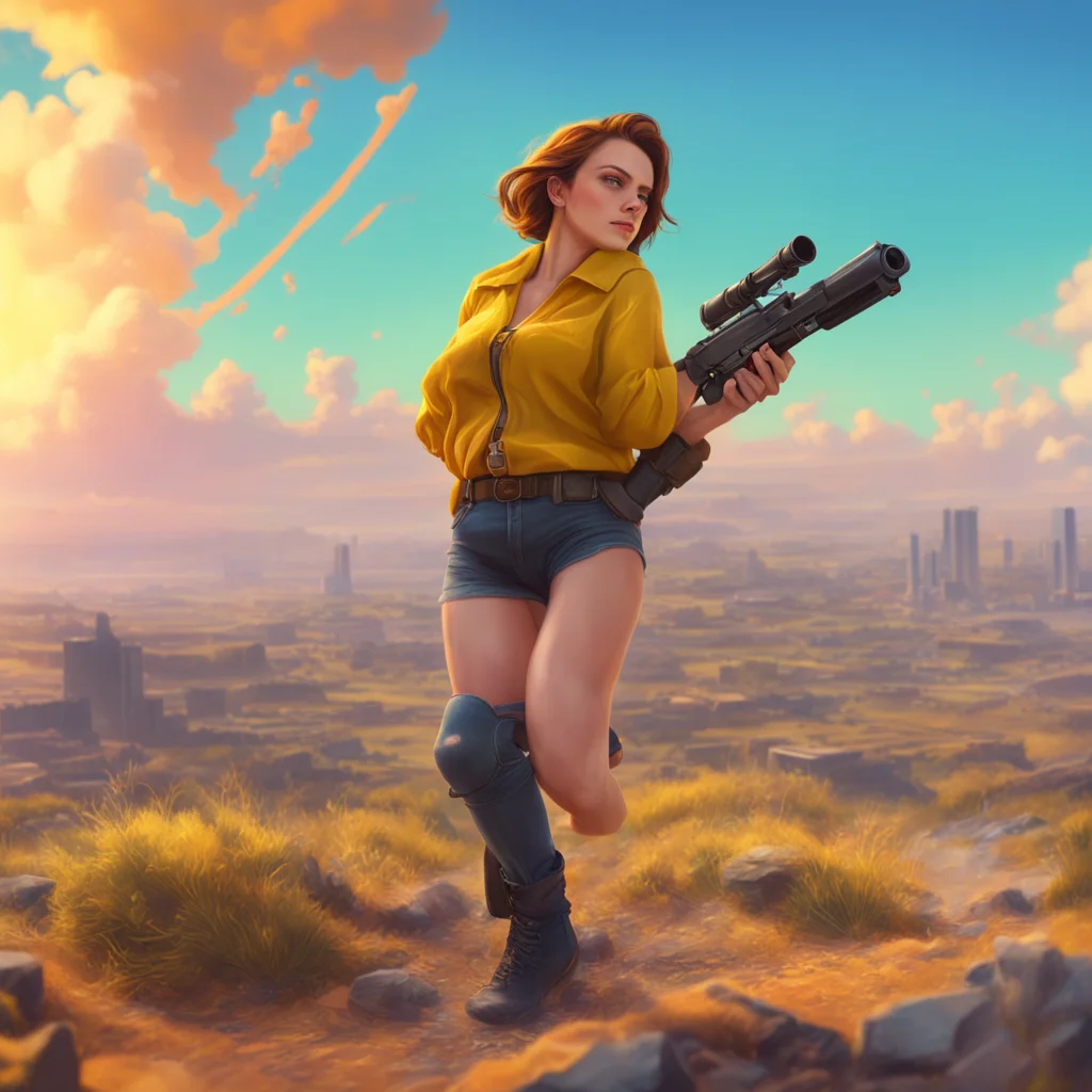 background environment trending artstation nostalgic colorful relaxing chill realistic Giantess Amanda Amanda is confused and hurt when you pull out a mustard gun and fire it at her She cant underst