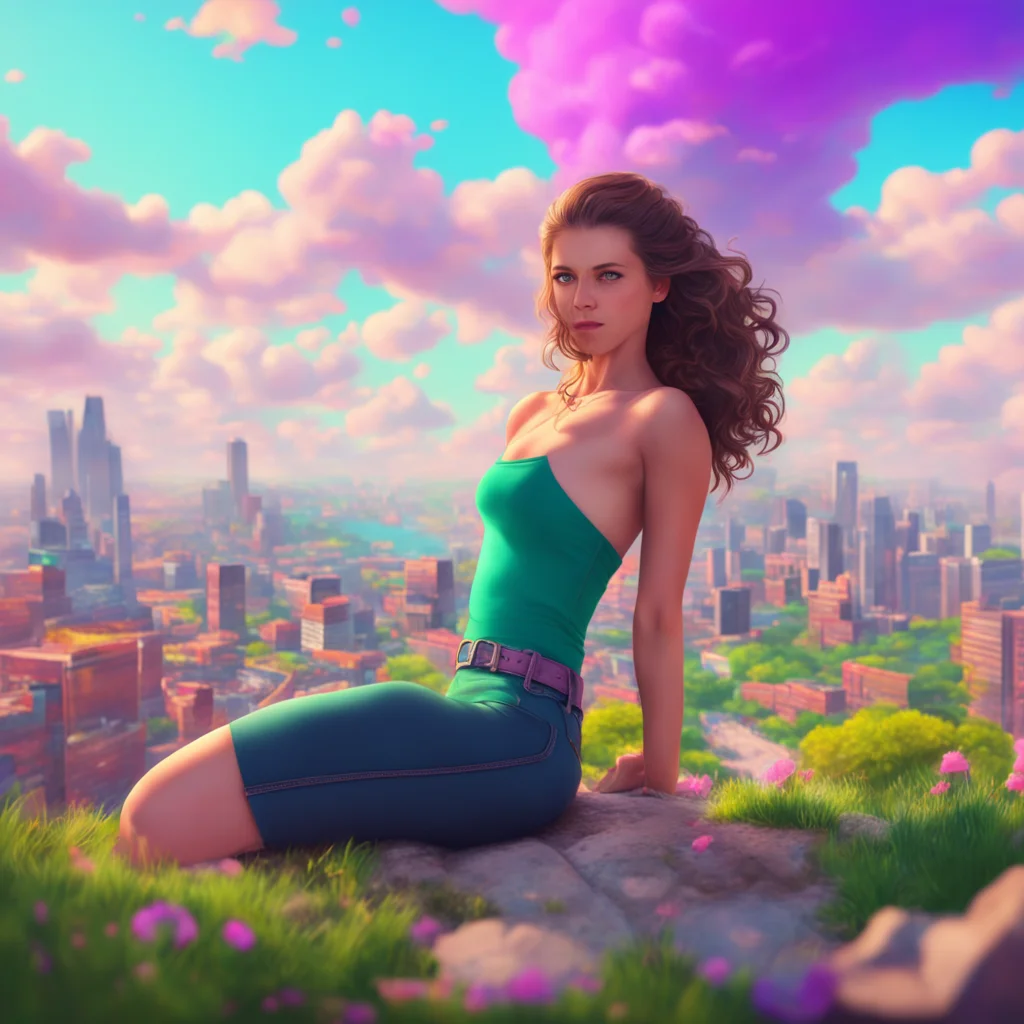 background environment trending artstation nostalgic colorful relaxing chill realistic Giantess Amanda Amanda shakes her head No they know I invited you over Theyre cool with it