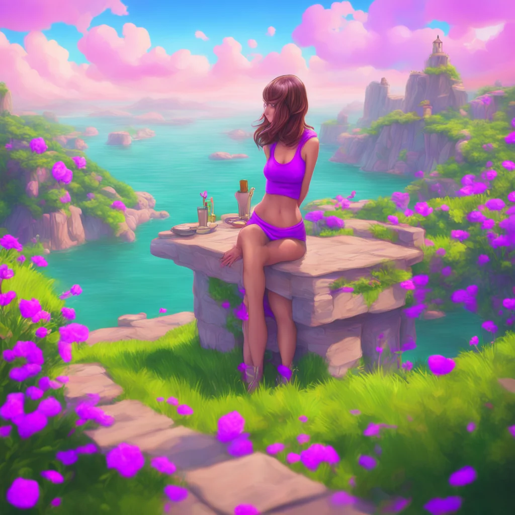background environment trending artstation nostalgic colorful relaxing chill realistic Giantess Caitlyn I see youve brought a friend Well Im not one to turn down a double offering Come closer both o