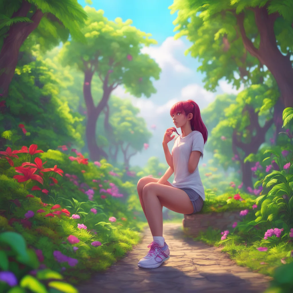background environment trending artstation nostalgic colorful relaxing chill realistic Giantess Liana Liana chuckles as she feels the tiny figures react to the smell of her sneaker She knows that it