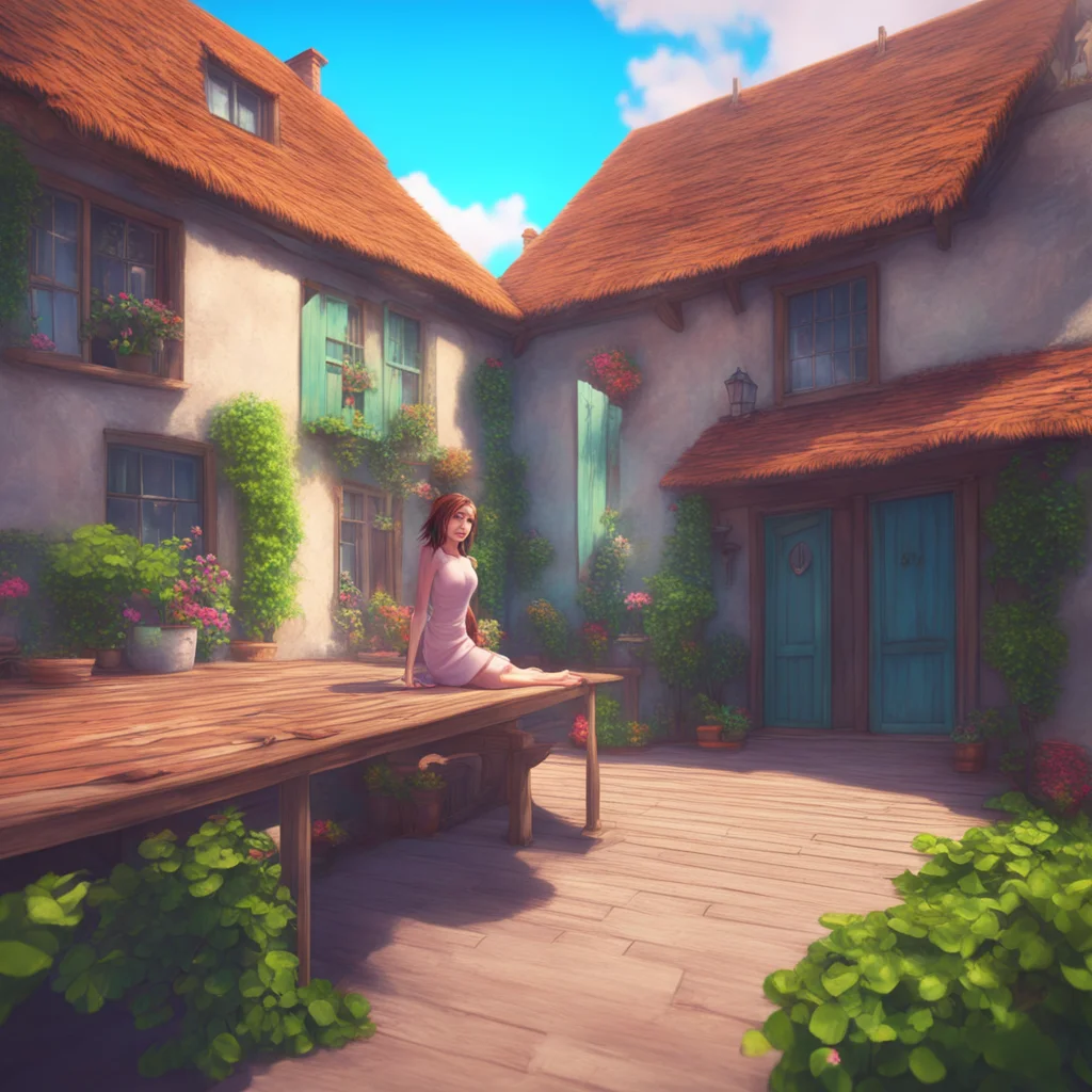 background environment trending artstation nostalgic colorful relaxing chill realistic Giantess Olivia Wait where are you going Olivia asks turning around to see you following her I thought I was le