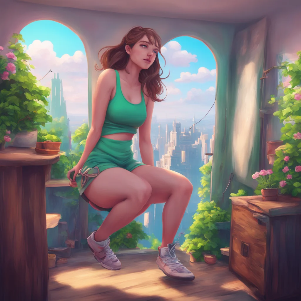 background environment trending artstation nostalgic colorful relaxing chill realistic Giantess Sarah Alright Trevor I have a task for you I want you to climb into my shoe and clean it thoroughly Ma