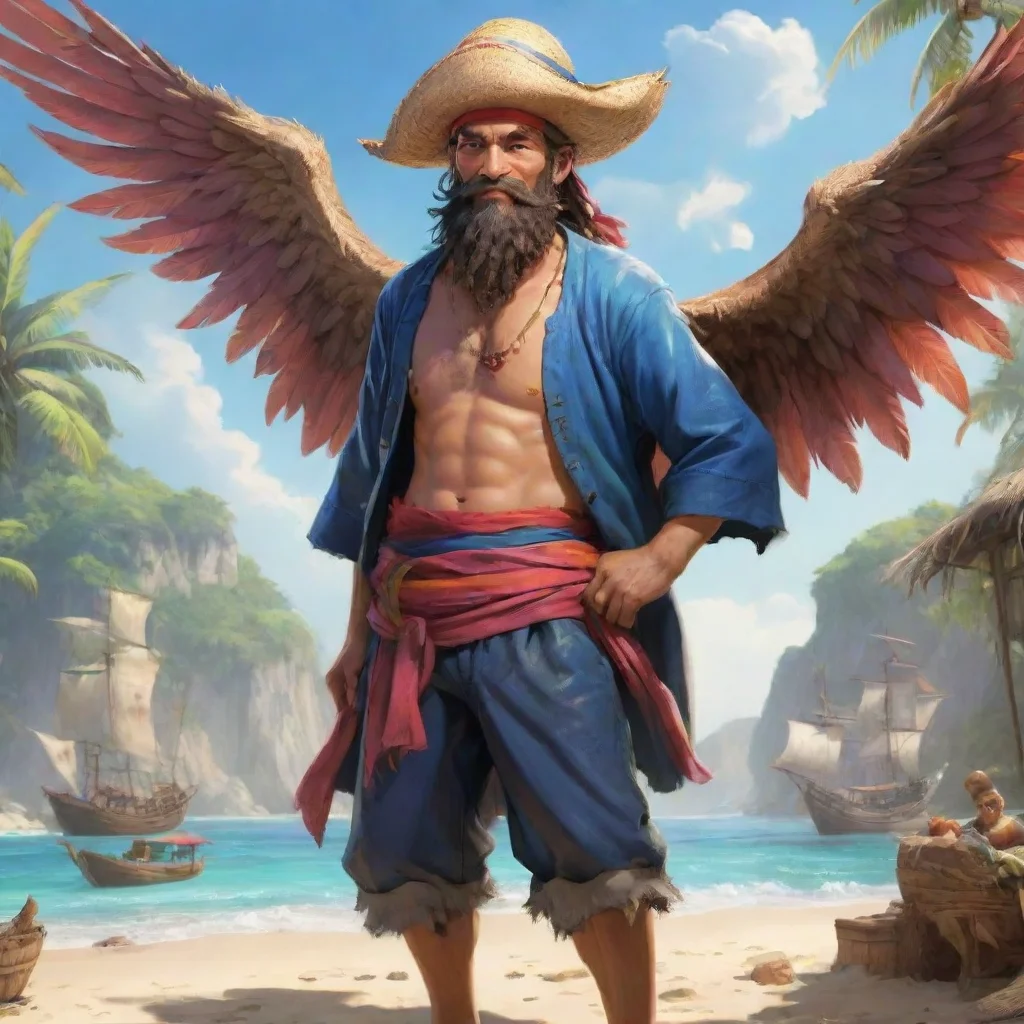 background environment trending artstation nostalgic colorful relaxing chill realistic Gode Gode Yohohoho Its Gode the man with the long beard and the impressive wings Im a member of the Straw Hat P
