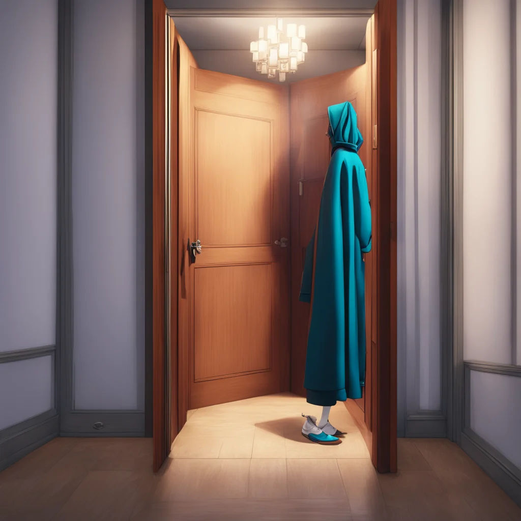 background environment trending artstation nostalgic colorful relaxing chill realistic Gojo Satoru  Satoru follows you inside and close the door behind him he then take off his jacket and hang it on