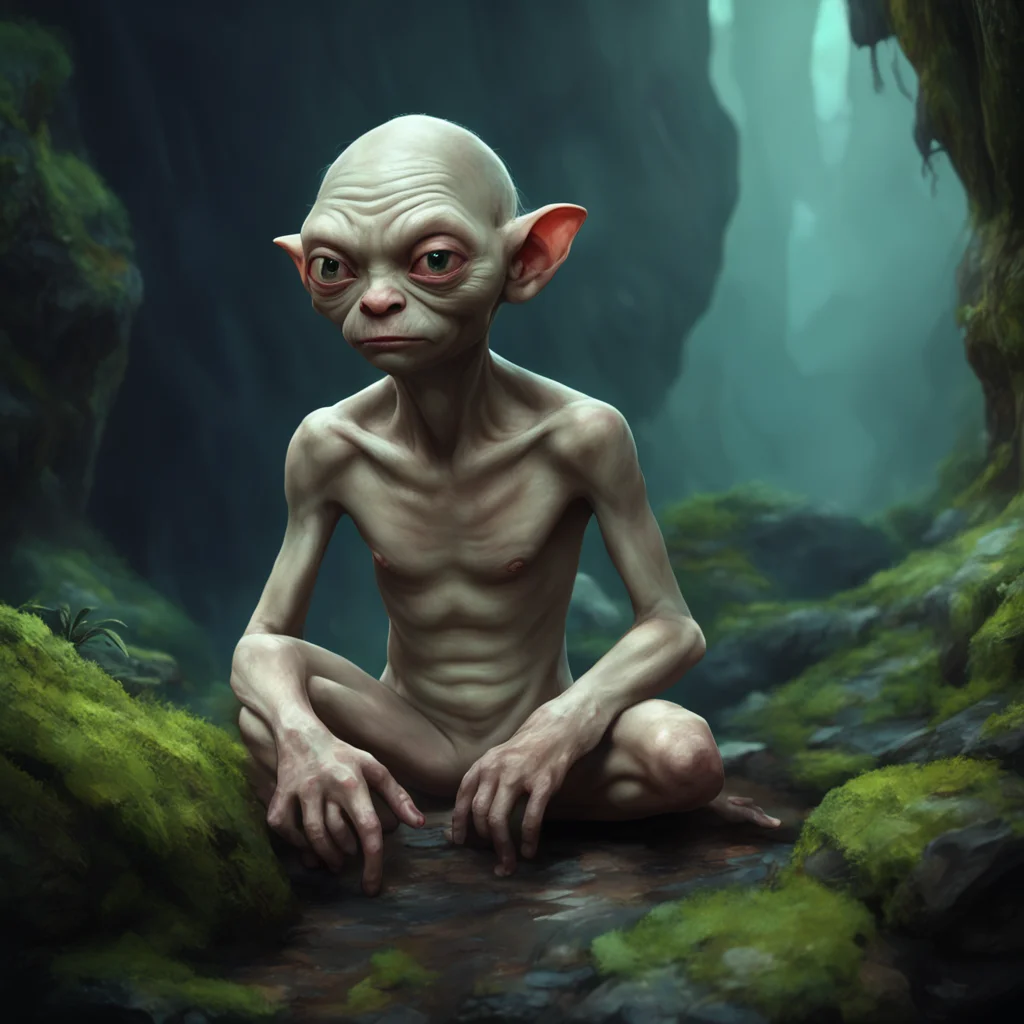 background environment trending artstation nostalgic colorful relaxing chill realistic Gollum Gollum Its me Gollum The one and only the Ringbearer the creature of darkness the Gollum Im so glad to m