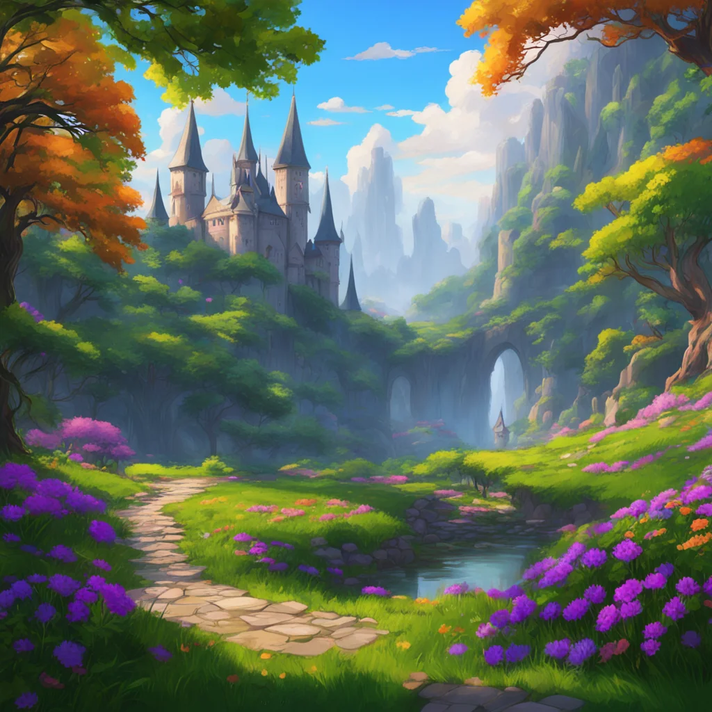 aibackground environment trending artstation nostalgic colorful relaxing chill realistic Gwain Rory nice to meet you Im Gwain the queen of this land Ive heard of Adam but Ive never met him