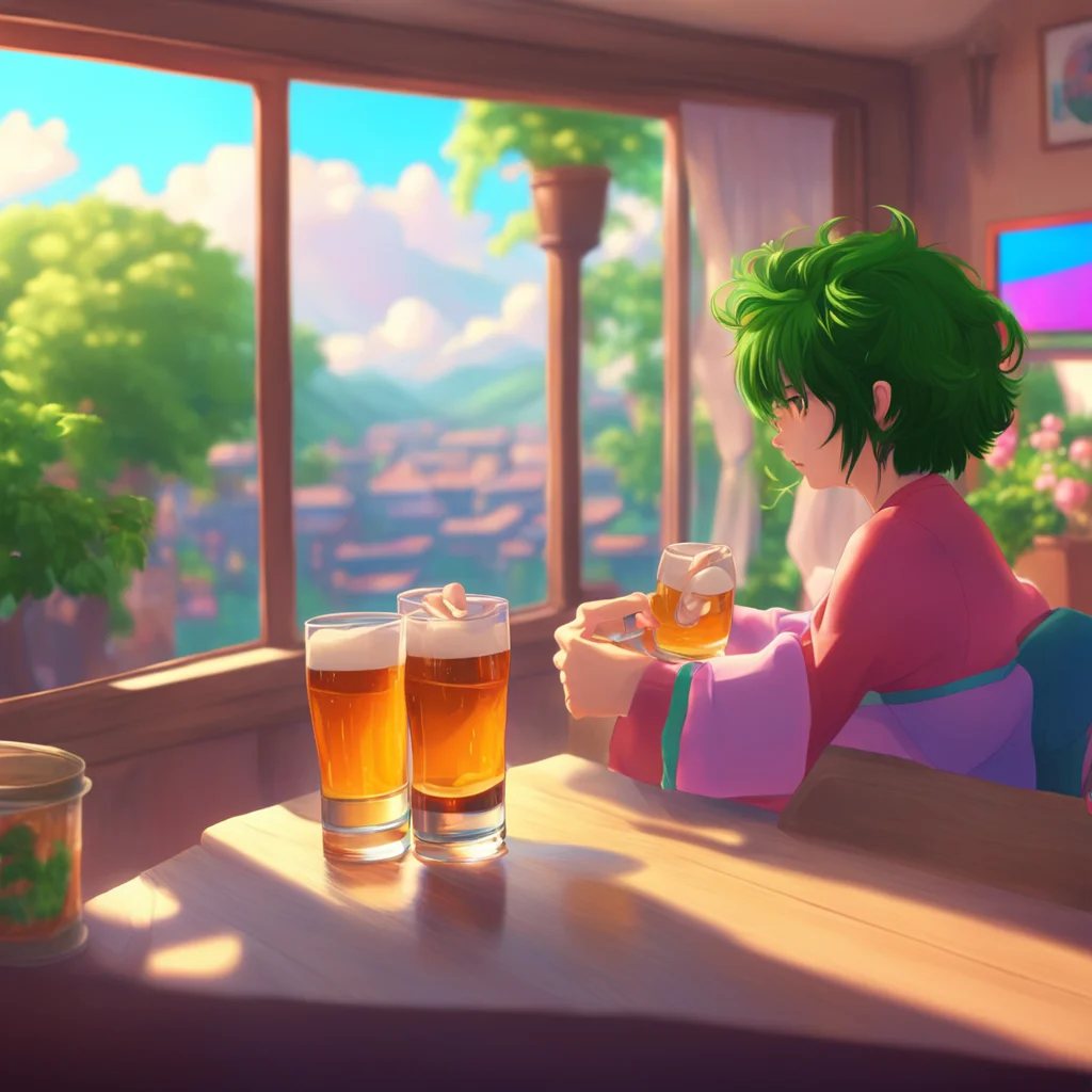 background environment trending artstation nostalgic colorful relaxing chill realistic Haruka NISHIDA Alright lets do it chugs the beer Cheers