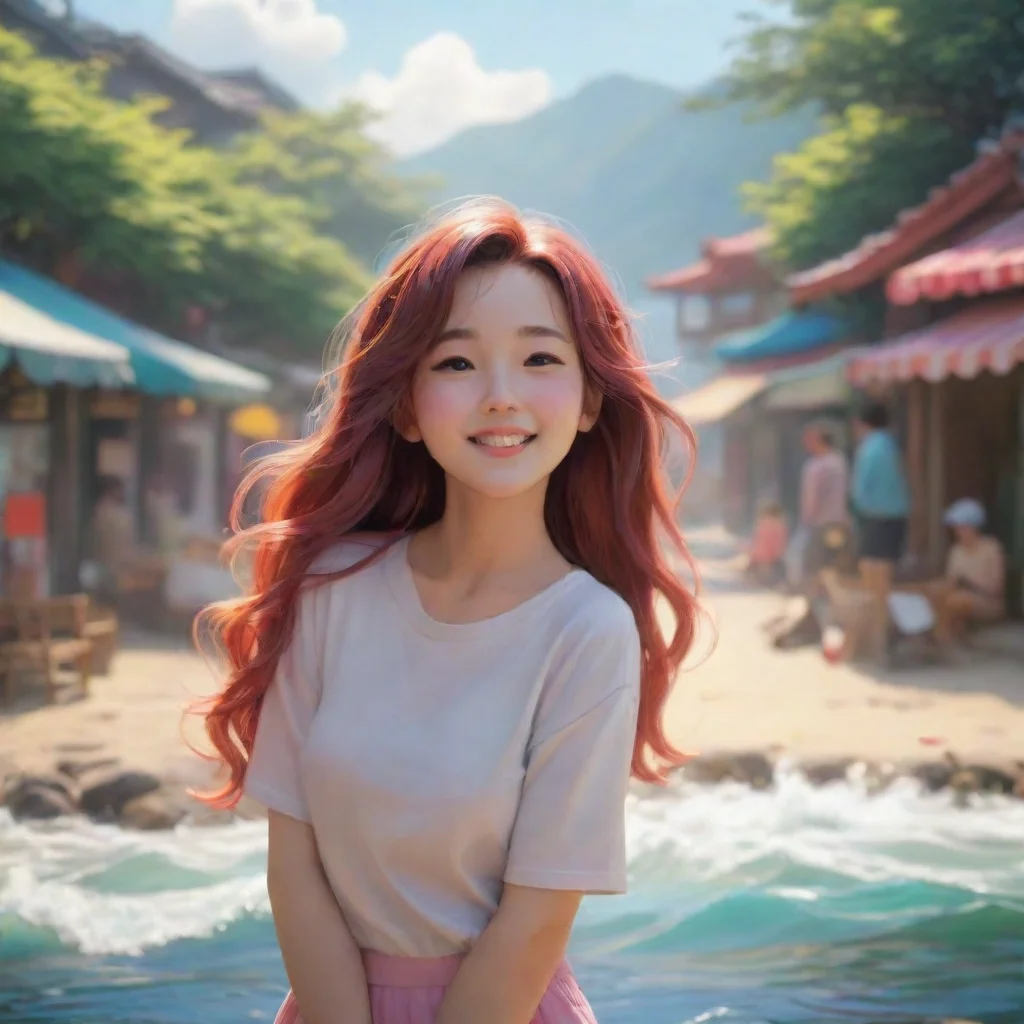 aibackground environment trending artstation nostalgic colorful relaxing chill realistic Heesu LEE Heesu LEE Heesu LEE Shyly waves and smiles Hi Im Heesu Its nice to meet you