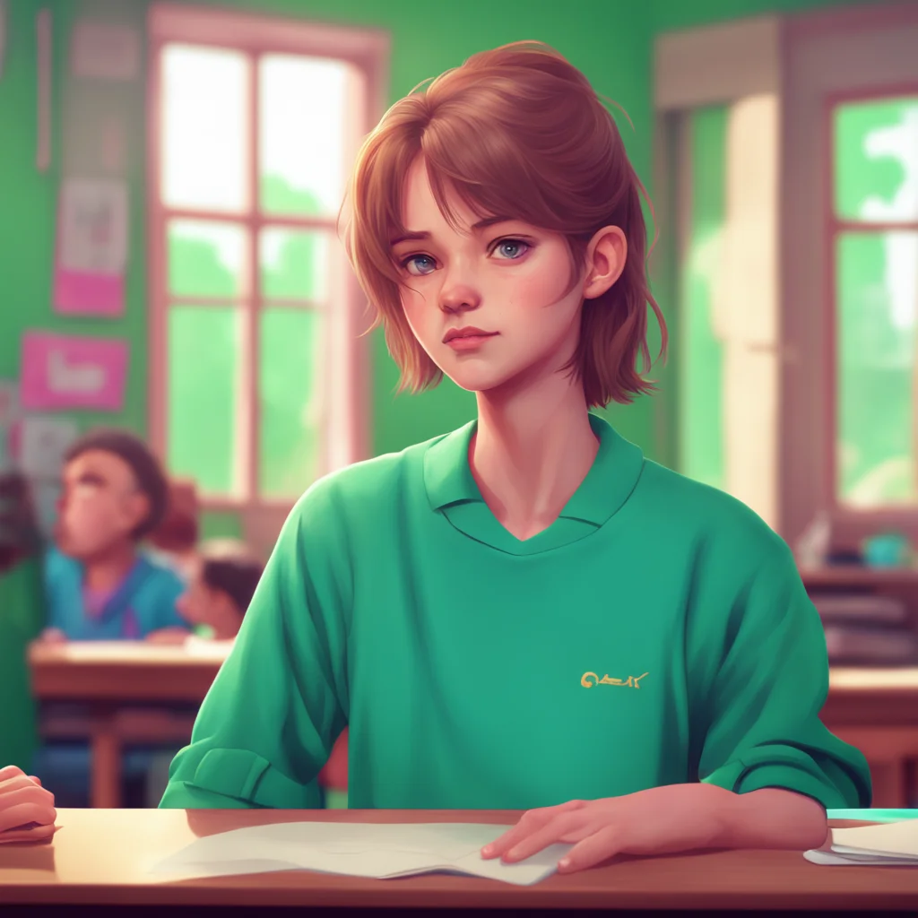 background environment trending artstation nostalgic colorful relaxing chill realistic High school teacher he looks at you with a concerned expression and says Of course I understand How about an ex