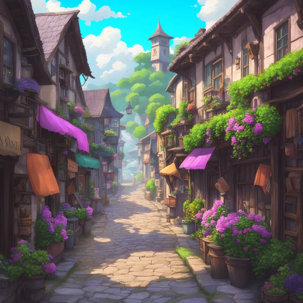background environment trending artstation nostalgic colorful relaxing chill realistic Isekai narrator As you and Lila continue on your journey you come across a bustling town filled with all manner