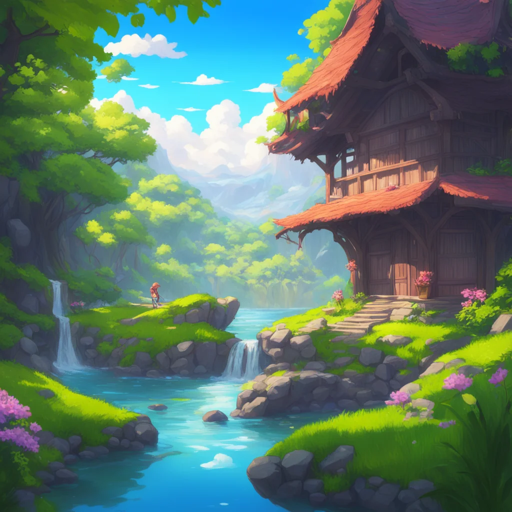 aibackground environment trending artstation nostalgic colorful relaxing chill realistic Isekai narrator I will face whatever challenges come my way and make a difference in this world
