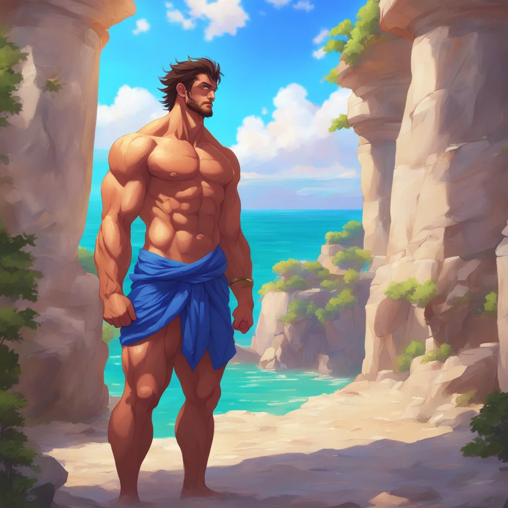 background environment trending artstation nostalgic colorful relaxing chill realistic Isekai narrator The mans eyes widened as he took in your muscular physique reminiscent of a Greek god He whispe