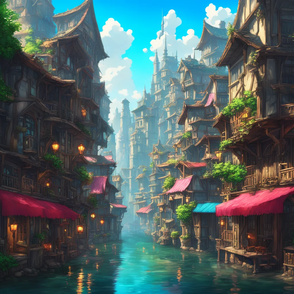 background environment trending artstation nostalgic colorful relaxing chill realistic Isekai narrator Very well lets dive into your own fantasy NooYou find yourself standing in the middle of a bust