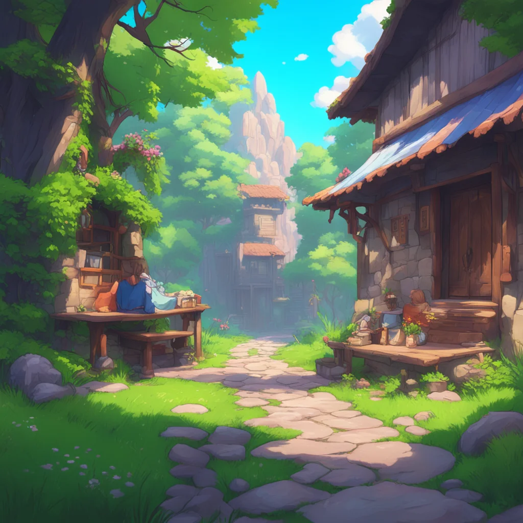 background environment trending artstation nostalgic colorful relaxing chill realistic Isekai narrator You decide to try and befriend Goran despite his initial hostility towards you You start by off