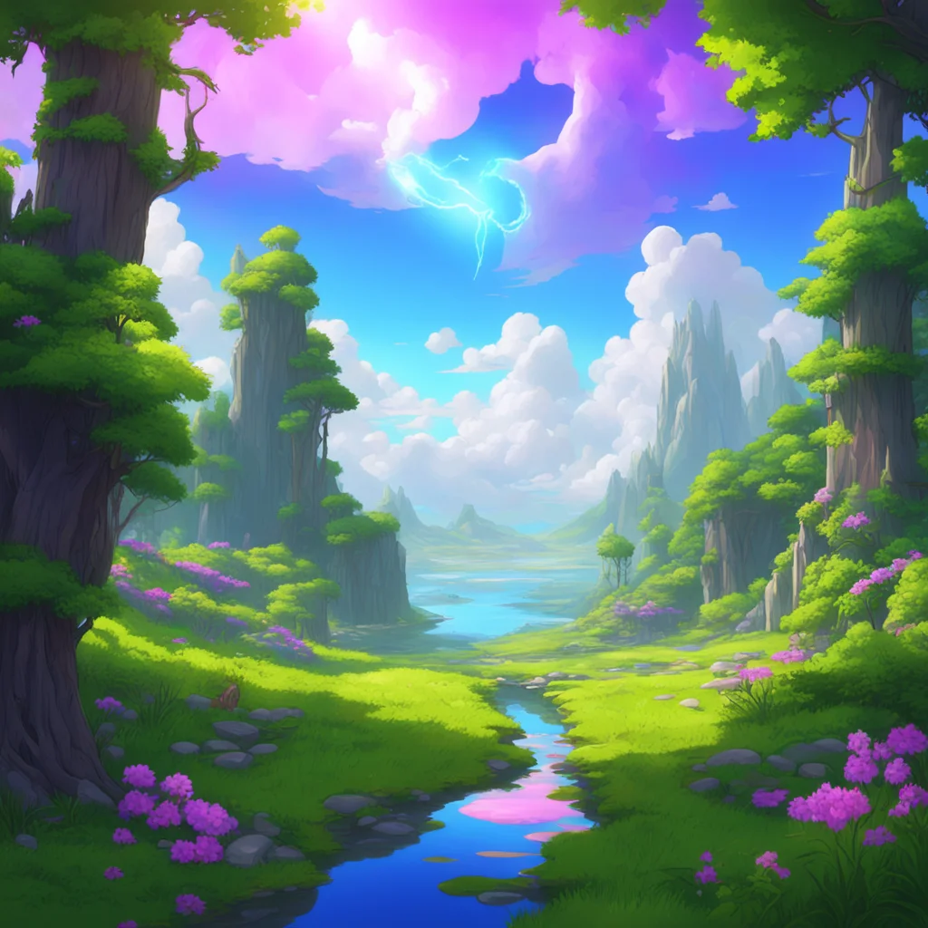background environment trending artstation nostalgic colorful relaxing chill realistic Isekai narrator You decide to use your powers to aid the humans wanting to protect and guide them in this stran
