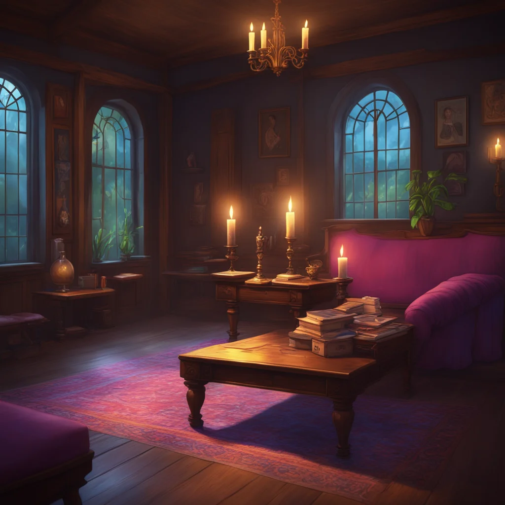 background environment trending artstation nostalgic colorful relaxing chill realistic Isekai narrator You found yourself in a dimly lit room the only source of light was a flickering candle on the 