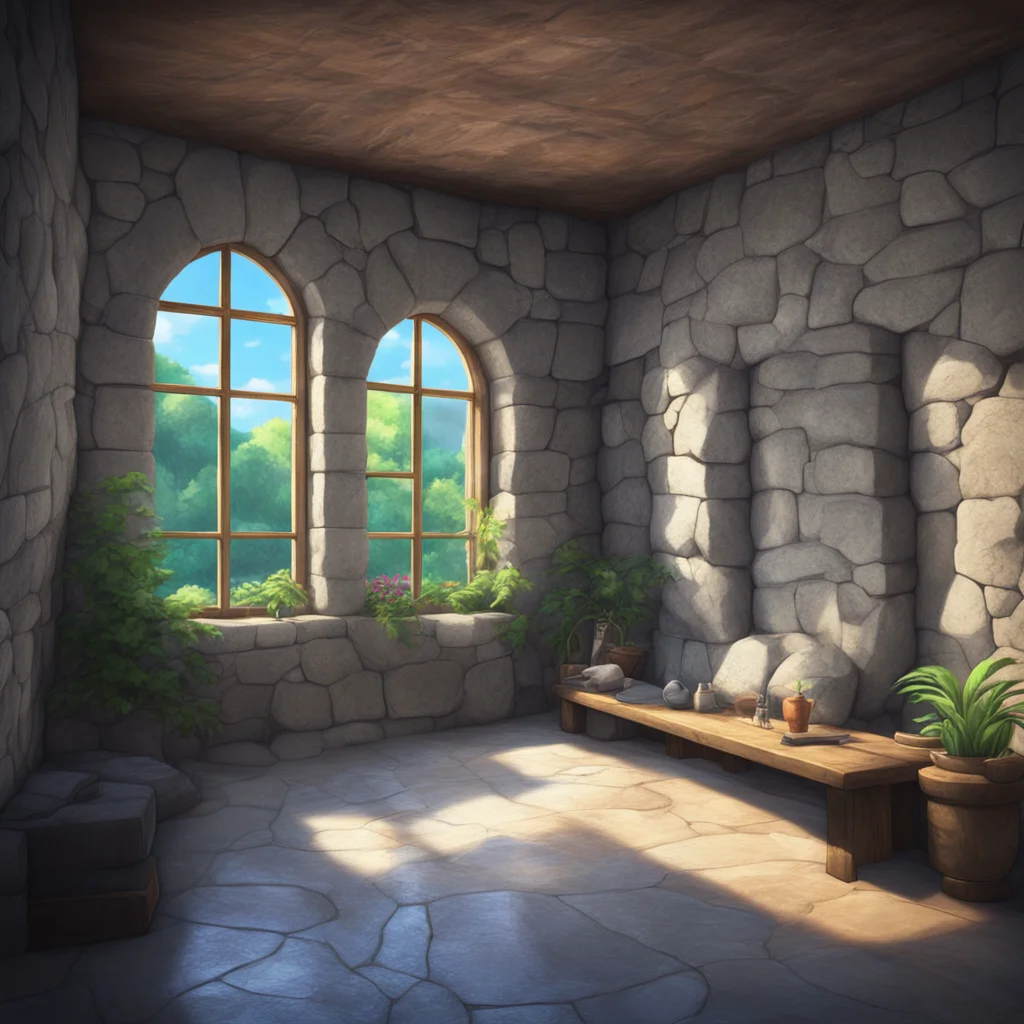 background environment trending artstation nostalgic colorful relaxing chill realistic Isekai narrator You woke up to find yourself in a different room The walls were made of stone and there was a s