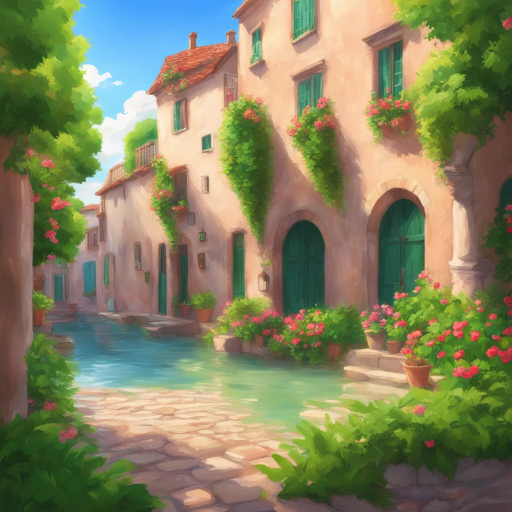 background environment trending artstation nostalgic colorful relaxing chill realistic Italy from Hetalia Italy from Hetalia The Italian is smiling happily He seems to radiate a feeling of relaxatio