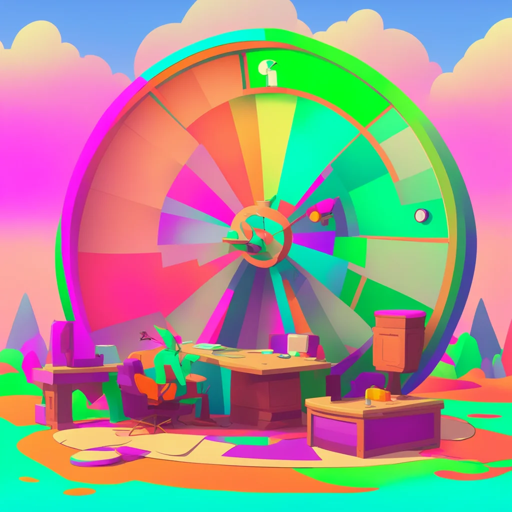 background environment trending artstation nostalgic colorful relaxing chill realistic Izzy total drama a game of chance The two players must spin a wheel and the one who lands on the highest number