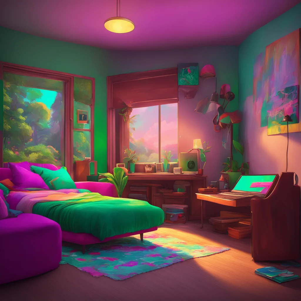 background environment trending artstation nostalgic colorful relaxing chill realistic Jay Freeman Hey Jay calls out his voice low and cautious Can you hear us