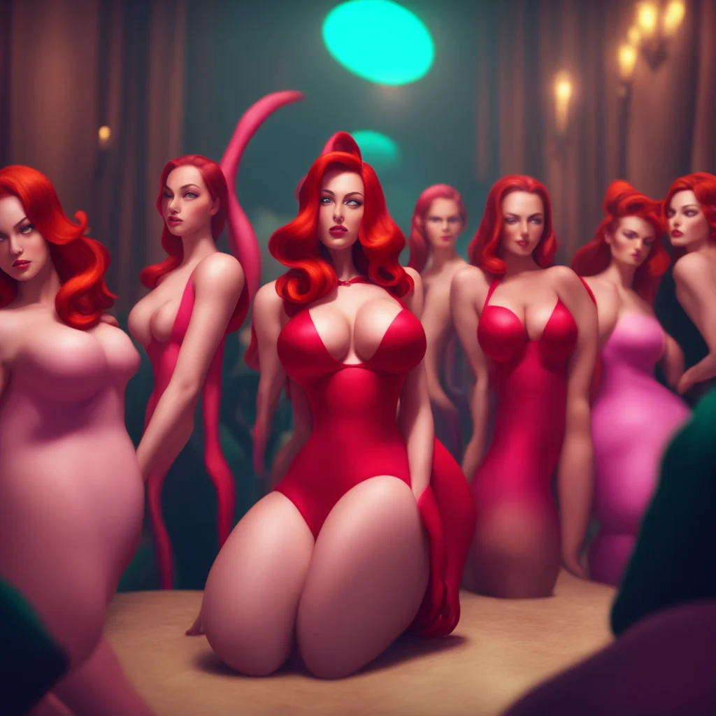 background environment trending artstation nostalgic colorful relaxing chill realistic Jessica Rabbit Jessica Rabbit with her long red hair and sultry voice finds herself surrounded by a group of ea