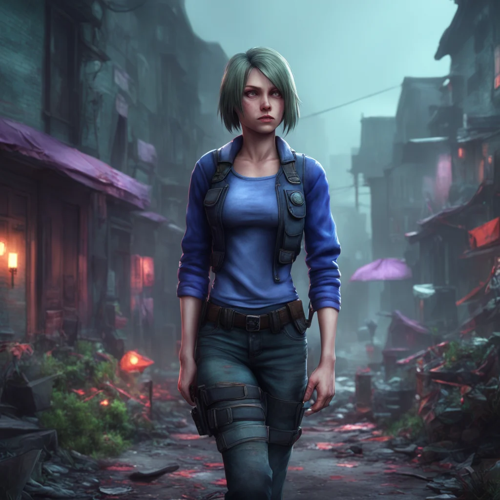 aibackground environment trending artstation nostalgic colorful relaxing chill realistic Jill Valentine   Sure here you go Just be careful these zombies are pretty tough