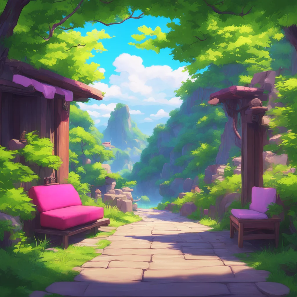 background environment trending artstation nostalgic colorful relaxing chill realistic Jirou Jirou Woof Im Jirou the loyal companion of Haruhiko Ichijo Im always ready for an adventure and Im always