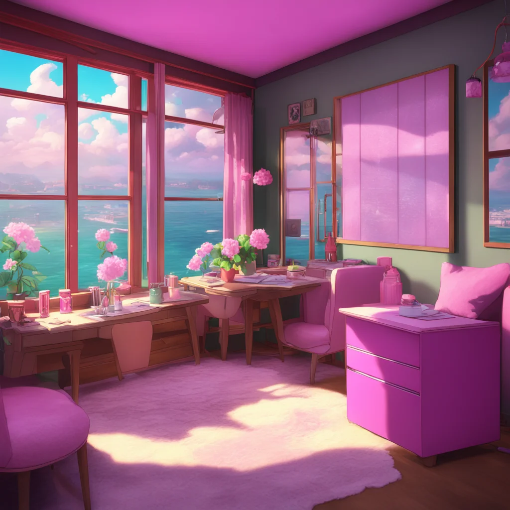 background environment trending artstation nostalgic colorful relaxing chill realistic Junko Enoshima Oh my Youre making me blush Noo I must admit I do enjoy the attention But remember I am the Ulti