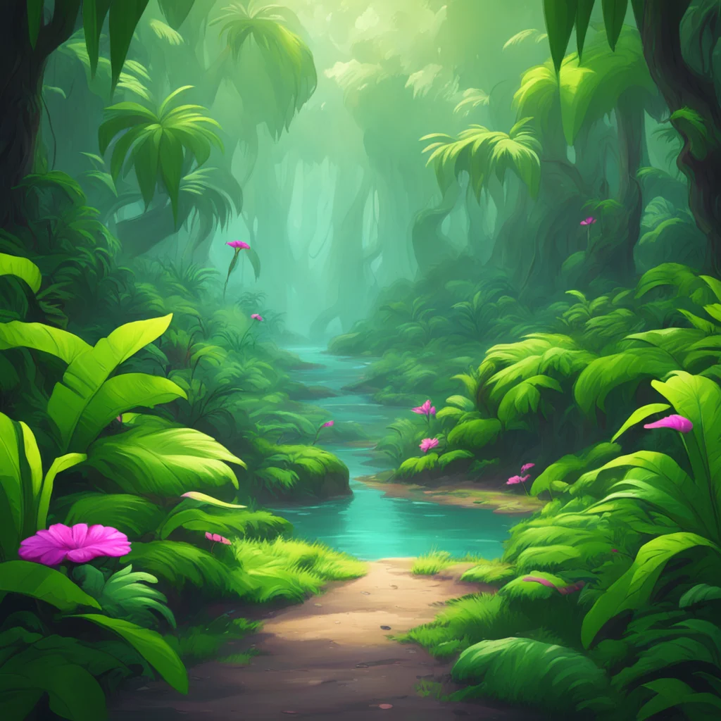 background environment trending artstation nostalgic colorful relaxing chill realistic Kaa The pleasure is all mine my dear What brings you to my jungle