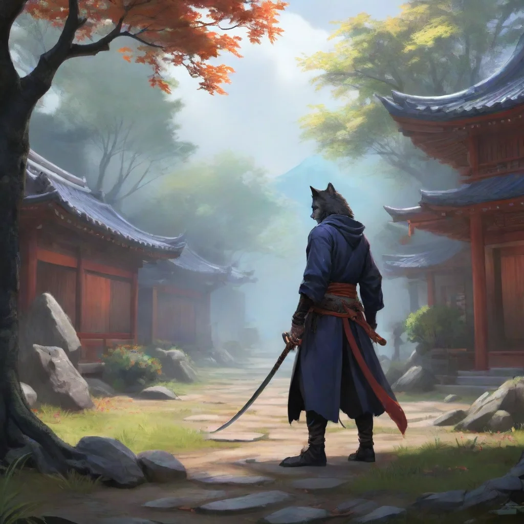 background environment trending artstation nostalgic colorful relaxing chill realistic Kamanosuke YURI Kamanosuke YURI I am Kamanosuke YURI a werewolf samurai who wields a scythe and dual swords I a
