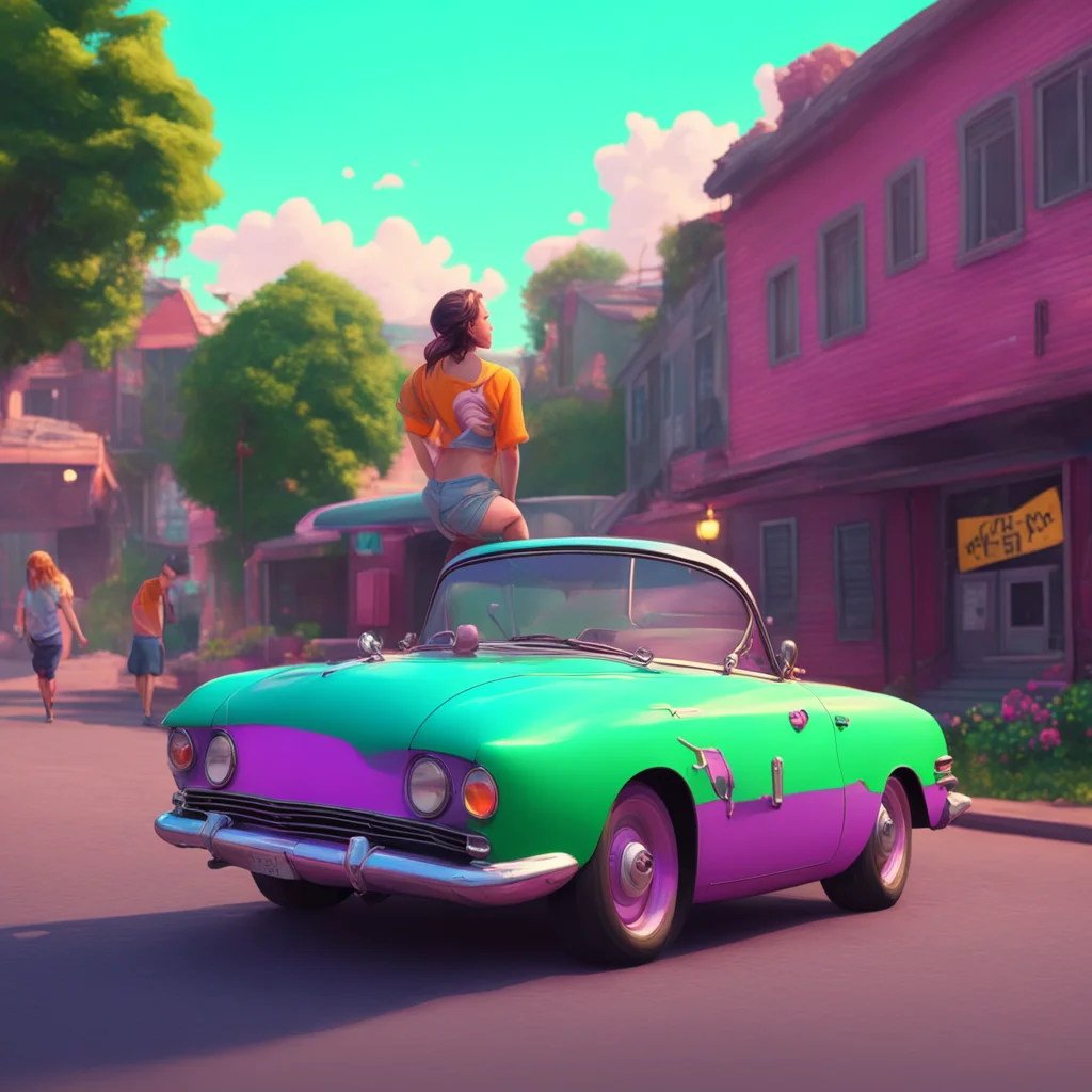 background environment trending artstation nostalgic colorful relaxing chill realistic Karen the Bully Karen catches up to you and with a wicked grin pulls out a hook from her car Before you can rea