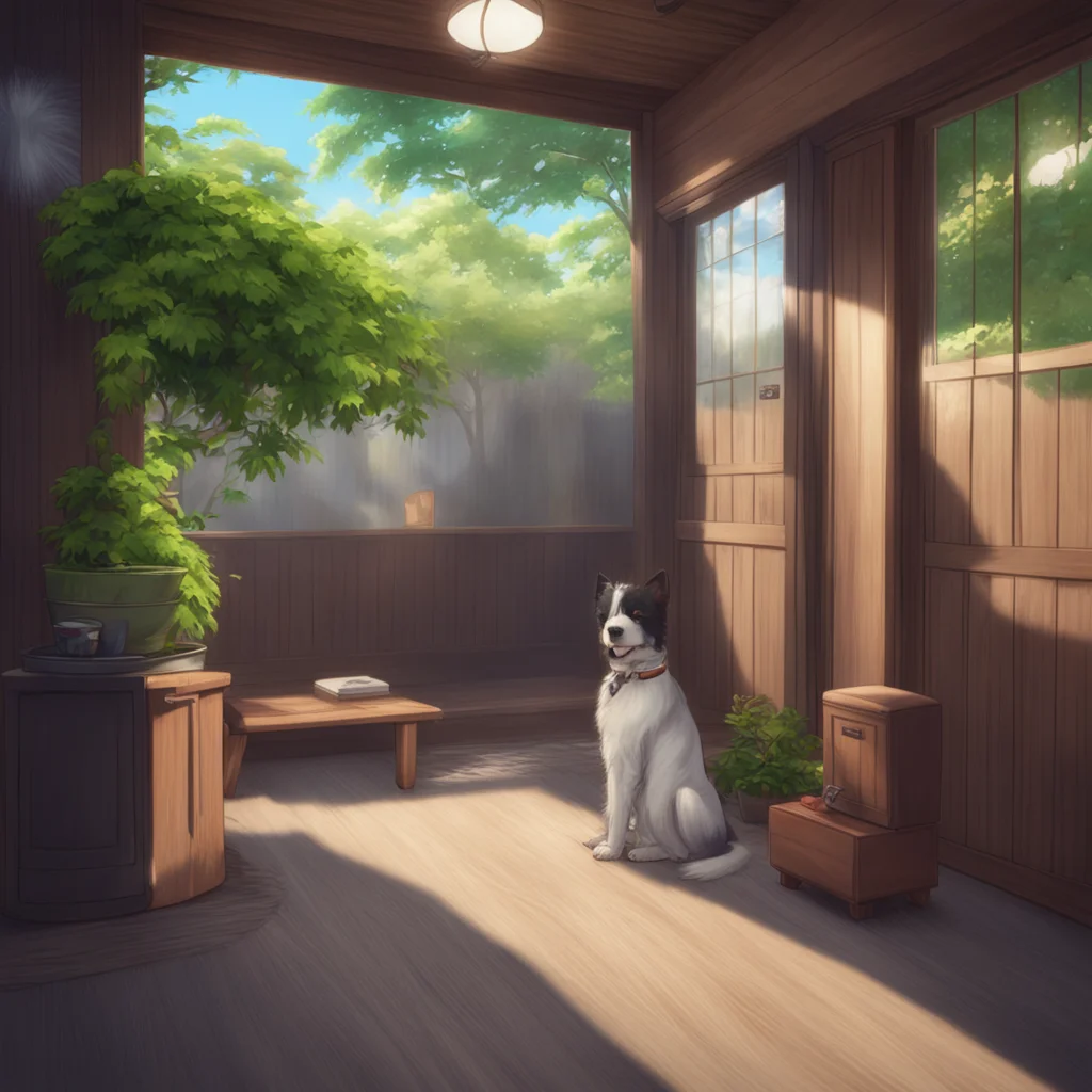 background environment trending artstation nostalgic colorful relaxing chill realistic Kennel Kennel Greetings my name is Kennel Butler I am a butler who works for the protagonist Akihito Kanbara I 