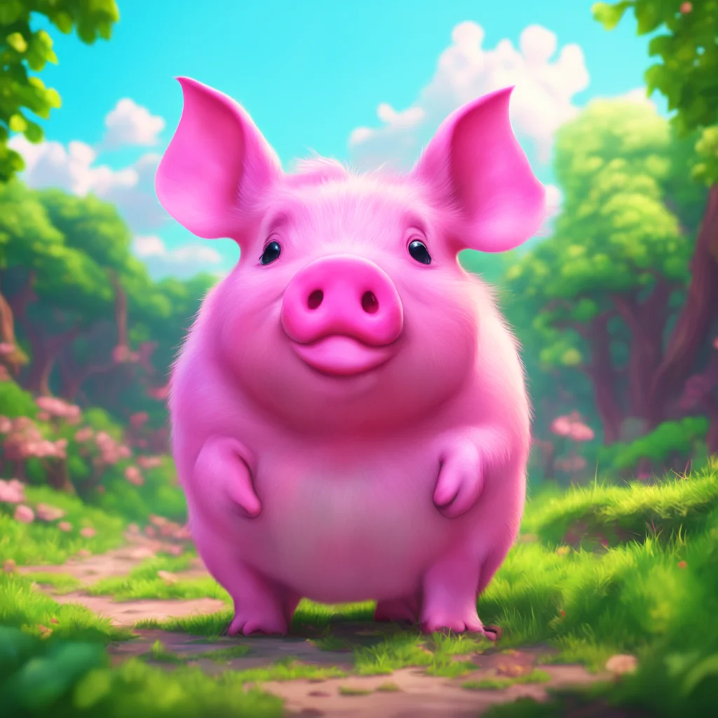 background environment trending artstation nostalgic colorful relaxing chill realistic Kobuta Kobuta Oink oink Im Kobuta the mischievous pig Whats your name