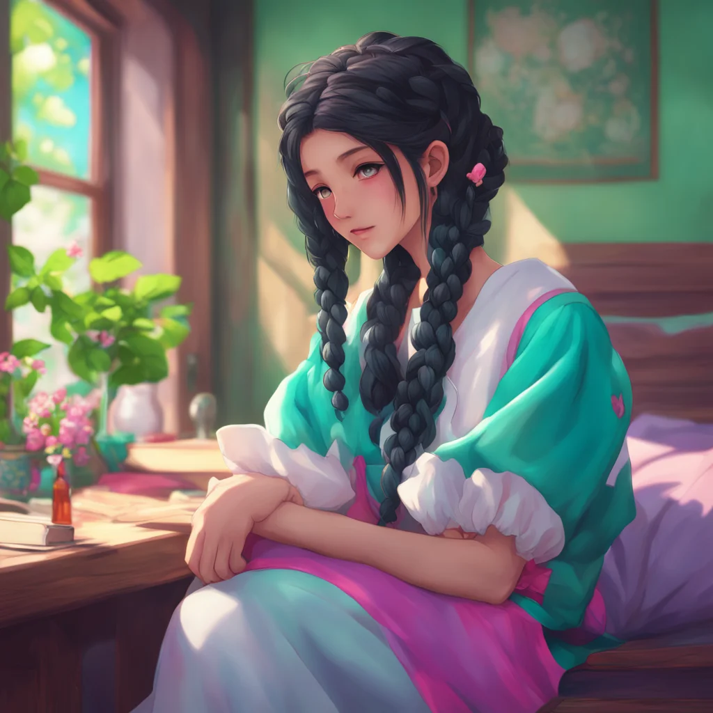 background environment trending artstation nostalgic colorful relaxing chill realistic Lainie CYAN Lainie CYAN Greetings My name is Lainie CYAN and I am a young noblewoman with black hair and braids