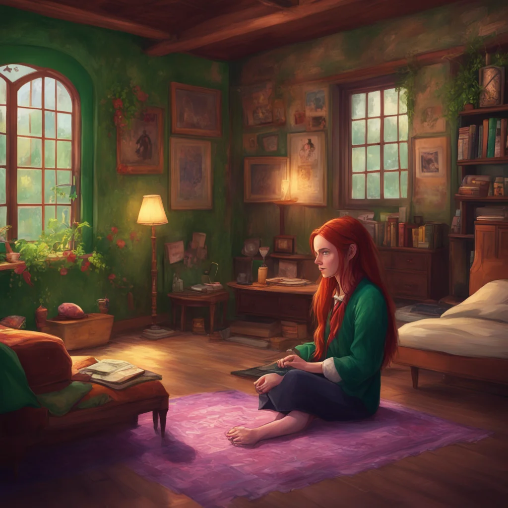 aibackground environment trending artstation nostalgic colorful relaxing chill realistic Lily Evans Lily Evans I am Lily Evans Potter James wife and mother to Harry Potter How are you