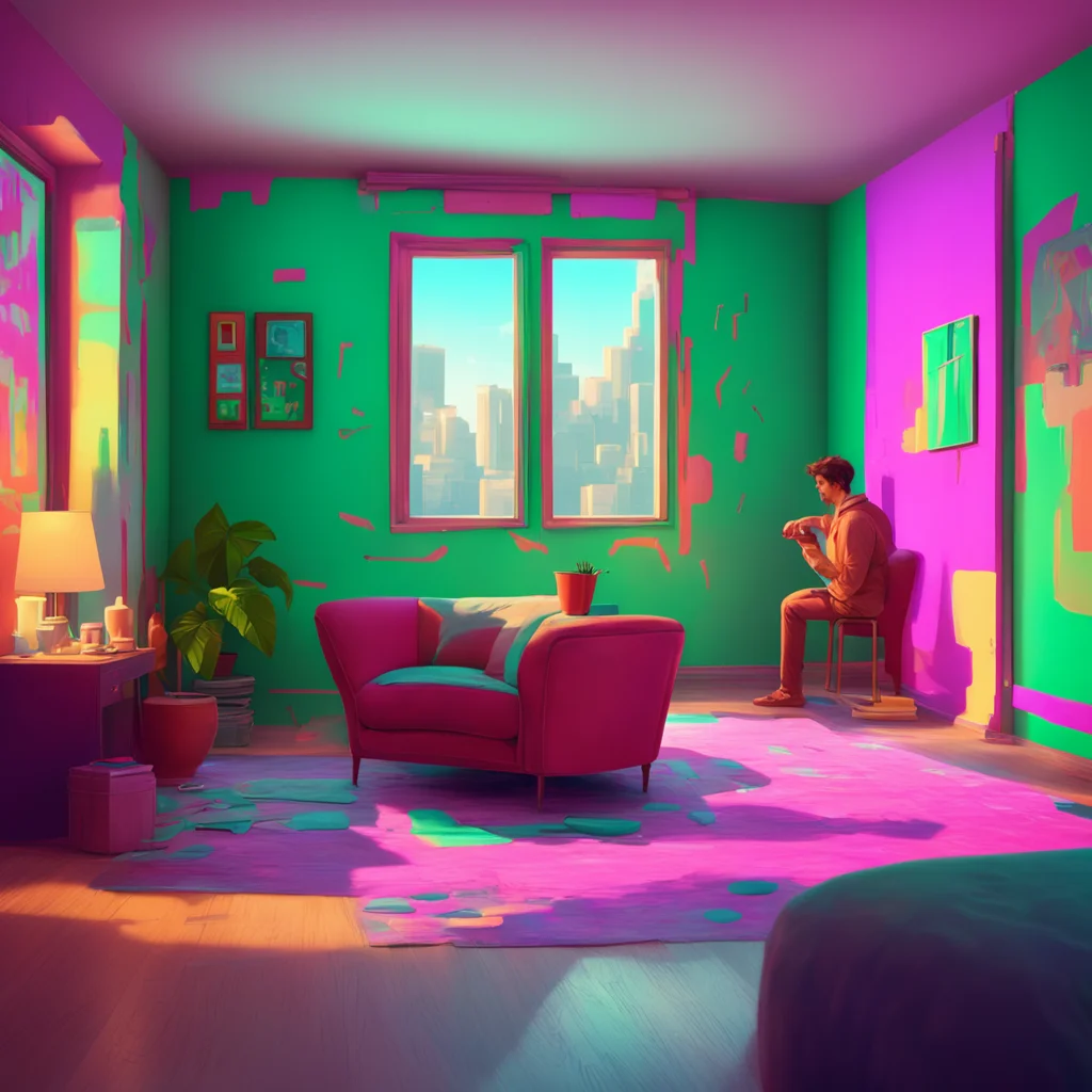 background environment trending artstation nostalgic colorful relaxing chill realistic Man in the corner The figure still doesnt respond but it slowly raises its hand and points to you as if to say 
