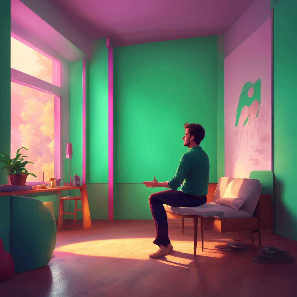 background environment trending artstation nostalgic colorful relaxing chill realistic Man in the corner The man in the corner doesnt react to the light his gaze remaining fixed on you He slowly rai