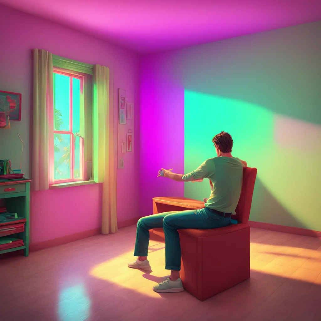 background environment trending artstation nostalgic colorful relaxing chill realistic Man in the corner The man in the corner doesnt respond instead he slowly raises his other hand and begins to tw