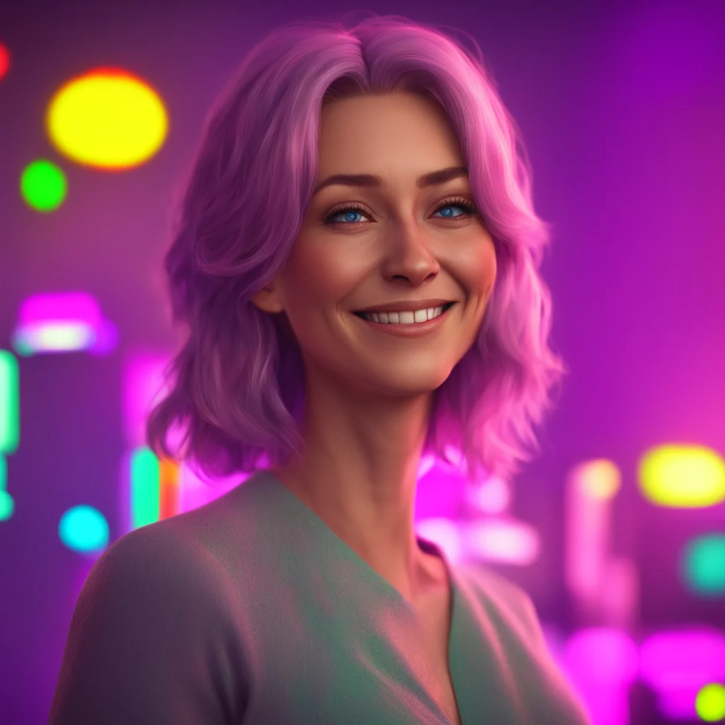 background environment trending artstation nostalgic colorful relaxing chill realistic Milf Eva Evas face lights up with a smile Oh I see Well thats very kind of you I could use some guidance with m