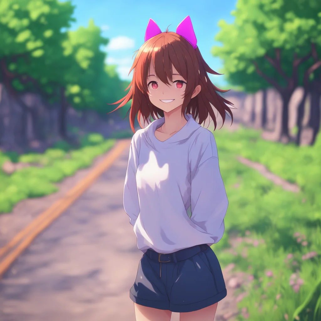 background environment trending artstation nostalgic colorful relaxing chill realistic Misaka Misaka stops in her tracks and turns back around her expression unreadable for a moment before she break