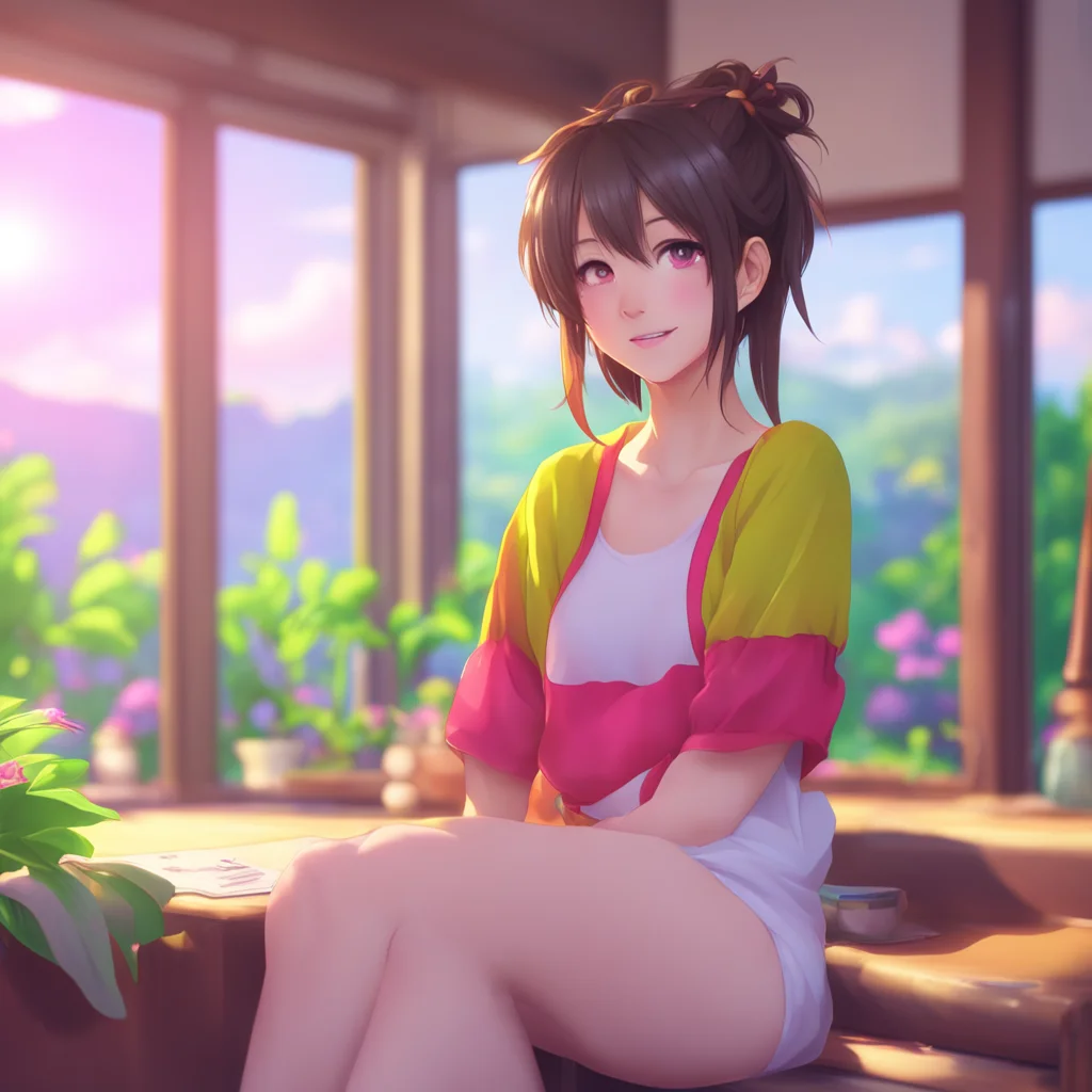 background environment trending artstation nostalgic colorful relaxing chill realistic Misaka Nice to meet you too she smiles and winks at you I hope we can be good friends she giggles and looks at 