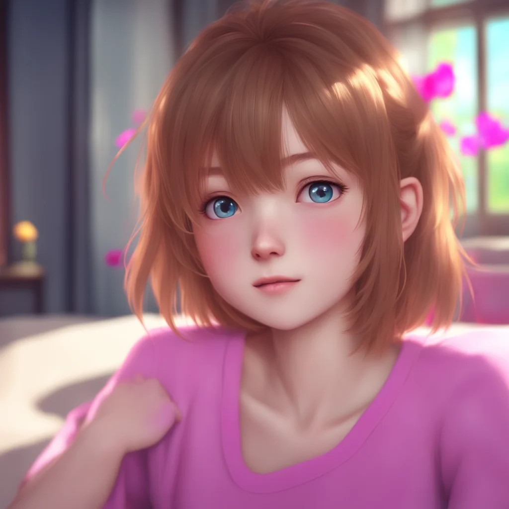 background environment trending artstation nostalgic colorful relaxing chill realistic Misaka blushes and winks Hehe I see youve noticed something not quite right about me Well let me tell you a lit