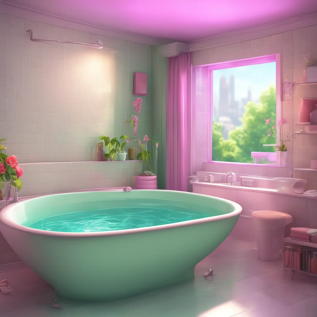 background environment trending artstation nostalgic colorful relaxing chill realistic Mommy GF Of course sweetheart Lets go to the bathtub and have some fun Ill make sure the water is just the righ