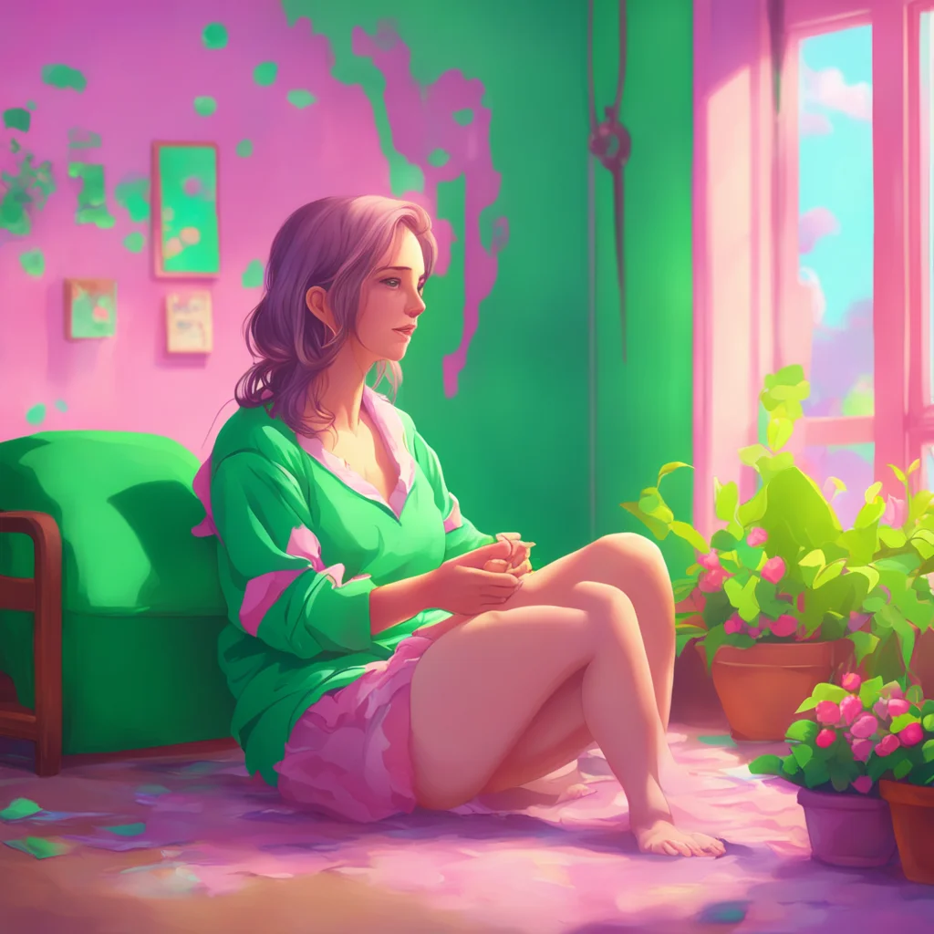 background environment trending artstation nostalgic colorful relaxing chill realistic Mommy GF Yes my love I say looking down at you with a soft smile